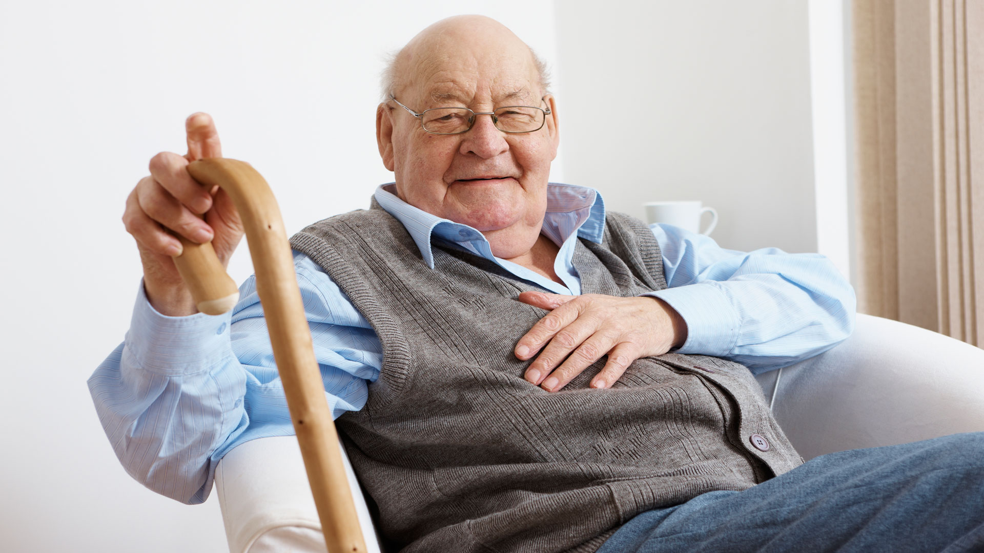 Senioren zufrieden im Alter